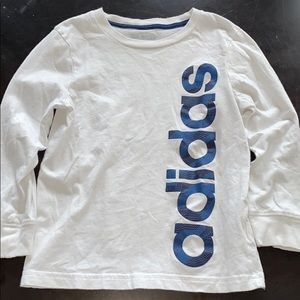 Adidas boys long sleeve tee